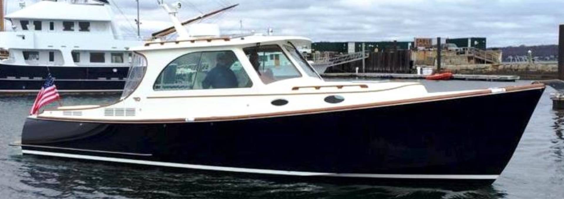 Hinckley Going Slow Is No Picnic Boat Banner