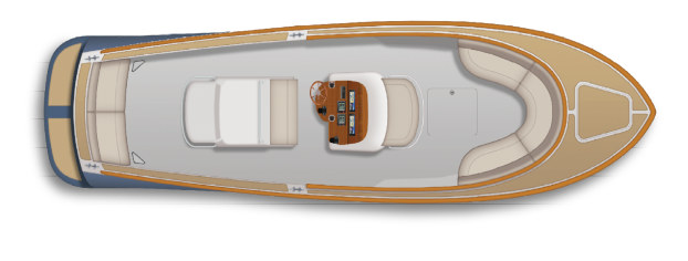 Center Console Upper View