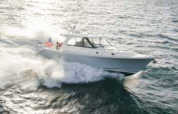 Hinckley Sport Boat cross promo