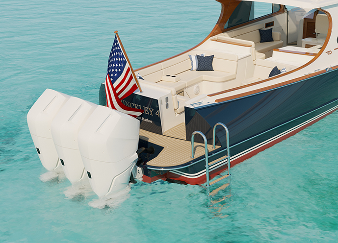 Hinckley 41 yacht