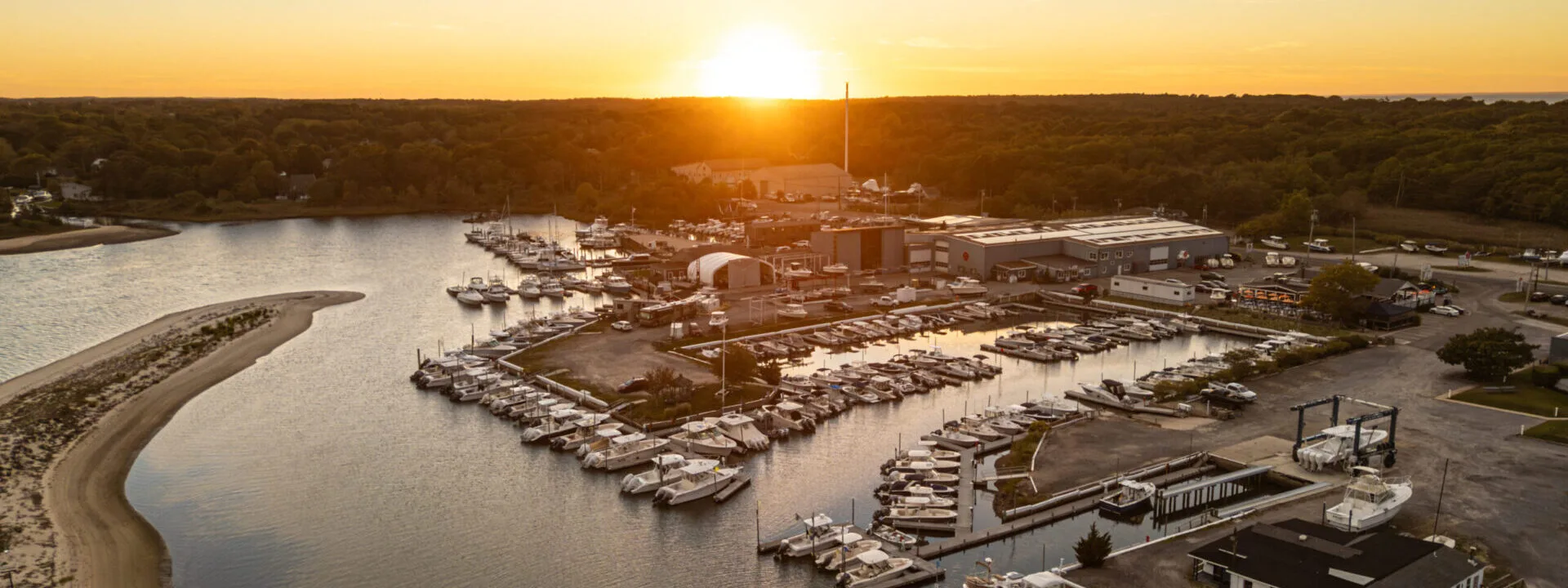 Port of Egypt By Hinckley marina in Southold, New York